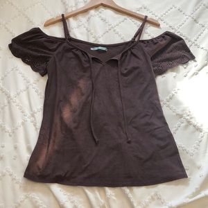 Womens Maurice’s cold shoulder tank top